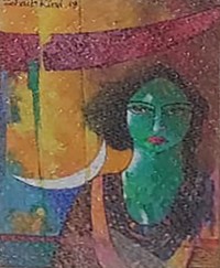 Zohaib Rind, 12 x 18 Inch, Acrylic on Canvas, Calligraphy Painting, AC-ZR-352